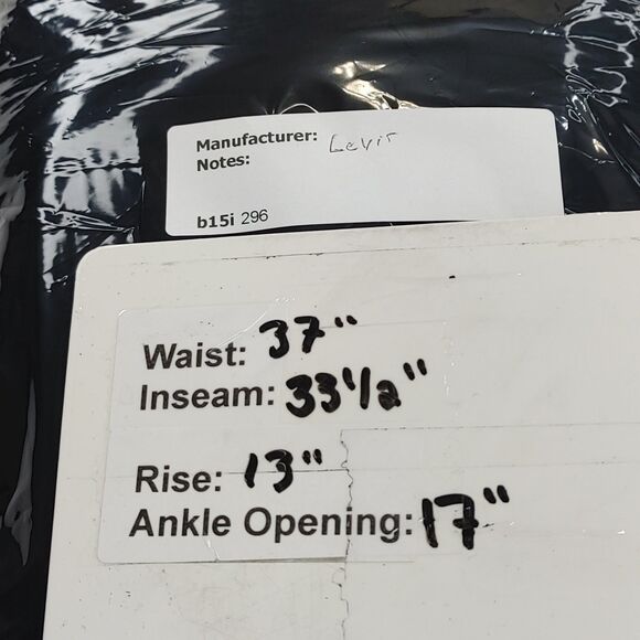 Levis 550 Jeans Men’s 38x34 Relaxed Fit Tapered Leg Light Wash - Picture 4 of 16